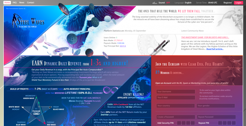 Steel Waves Platform